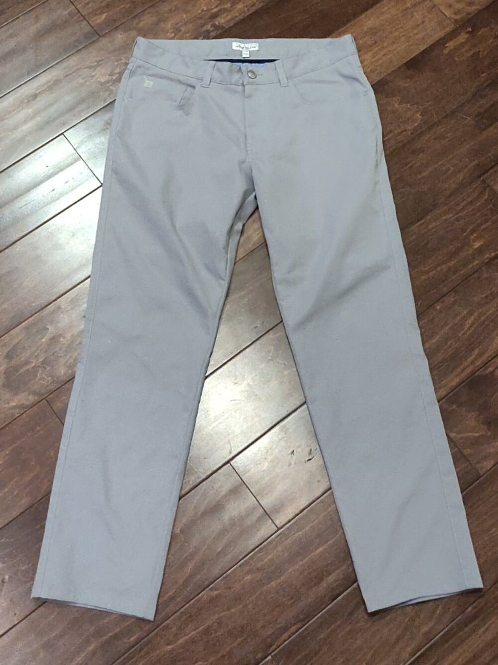 Peter Millar Grey Eb66 Performance 5 Pocket Pants SIZE 32